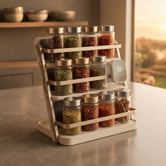 Savoryxa™ Smart Magnetic Spice Organization Rack