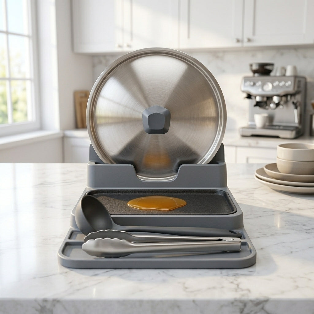 Savoryxa™ Smart Lid & Utensil Rest Station