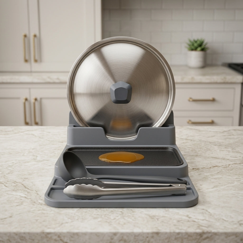 Savoryxa™ Smart Lid & Utensil Rest Station